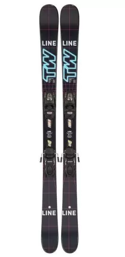 2023 Line Wallisch Shorty Jr Skis With Fdt 4.5 Bindings
