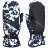 Roxy Women's Jetty Snowboard/Ski Mittens -Ski Online Store 20006 TRUEBLACKBLACKFLOWER l