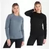Craft, Core 2-Pack Baselayer Tops Thermal Shirt Women Flow Black, Blue -Ski Online Store 22craft104v1 bi 00
