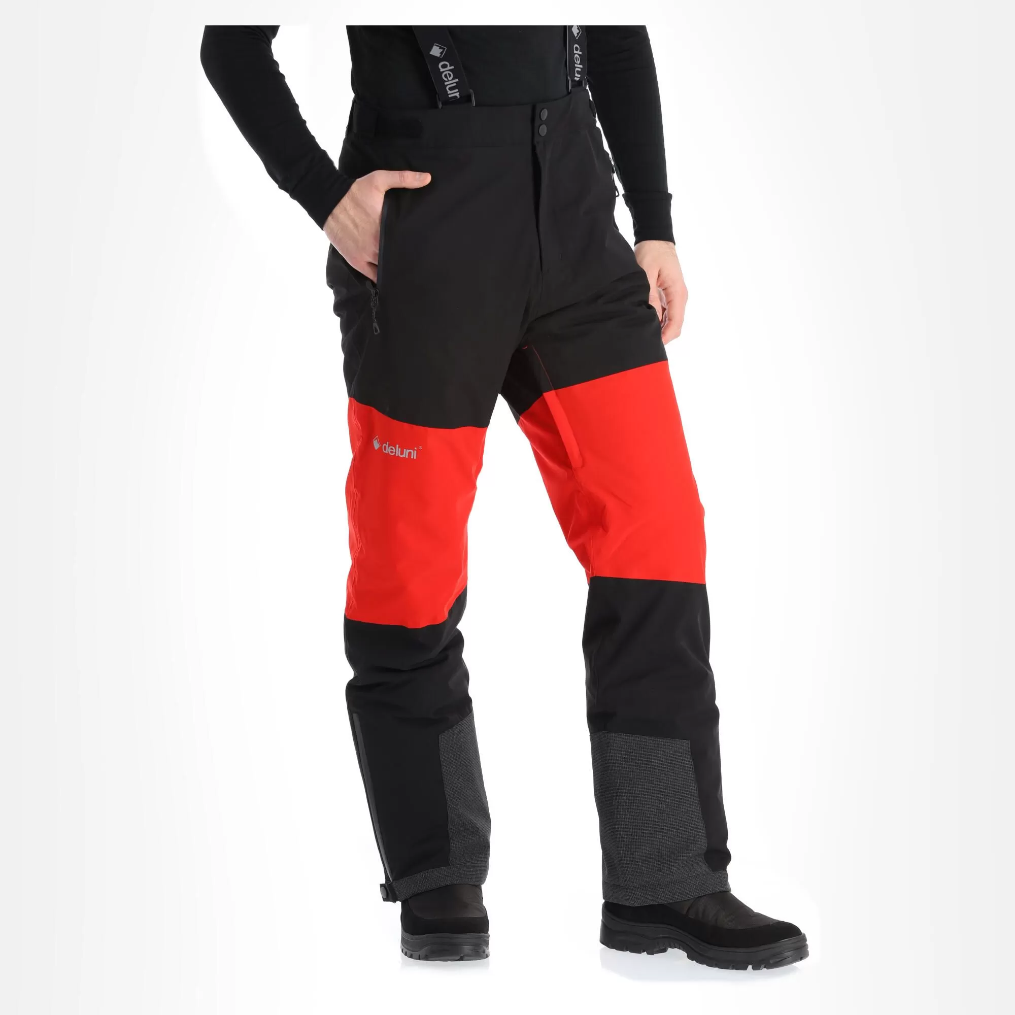 Deluni, Icerocker Pro/Plus Ski Pants Men Red 4 Deluni, Icerocker Pro/Plus Ski Pants Men Red - Image 2