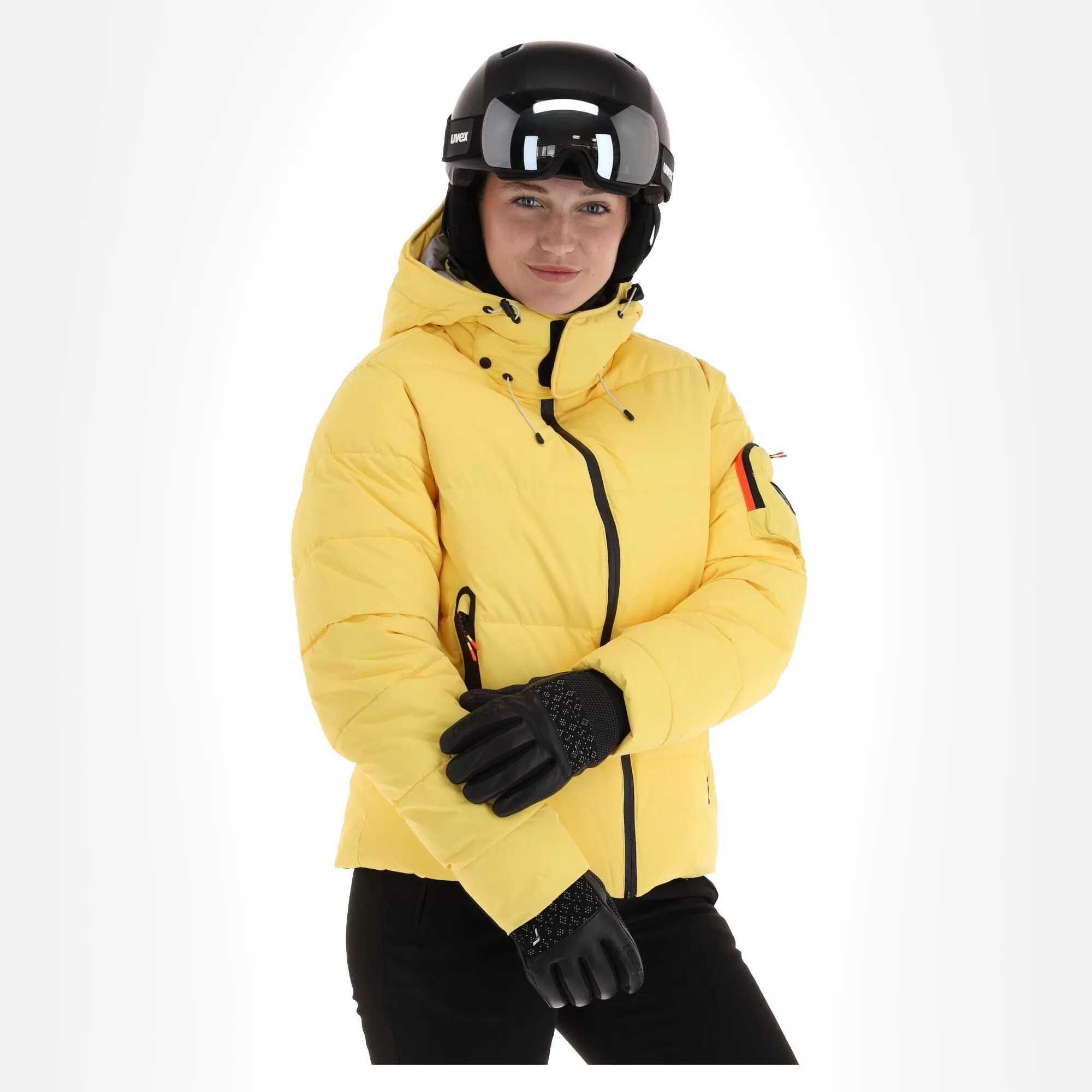 Icepeak, Eastport Ski Jacket Women Light Yellow 6 Icepeak, Eastport Ski Jacket Women Light Yellow - Image 4