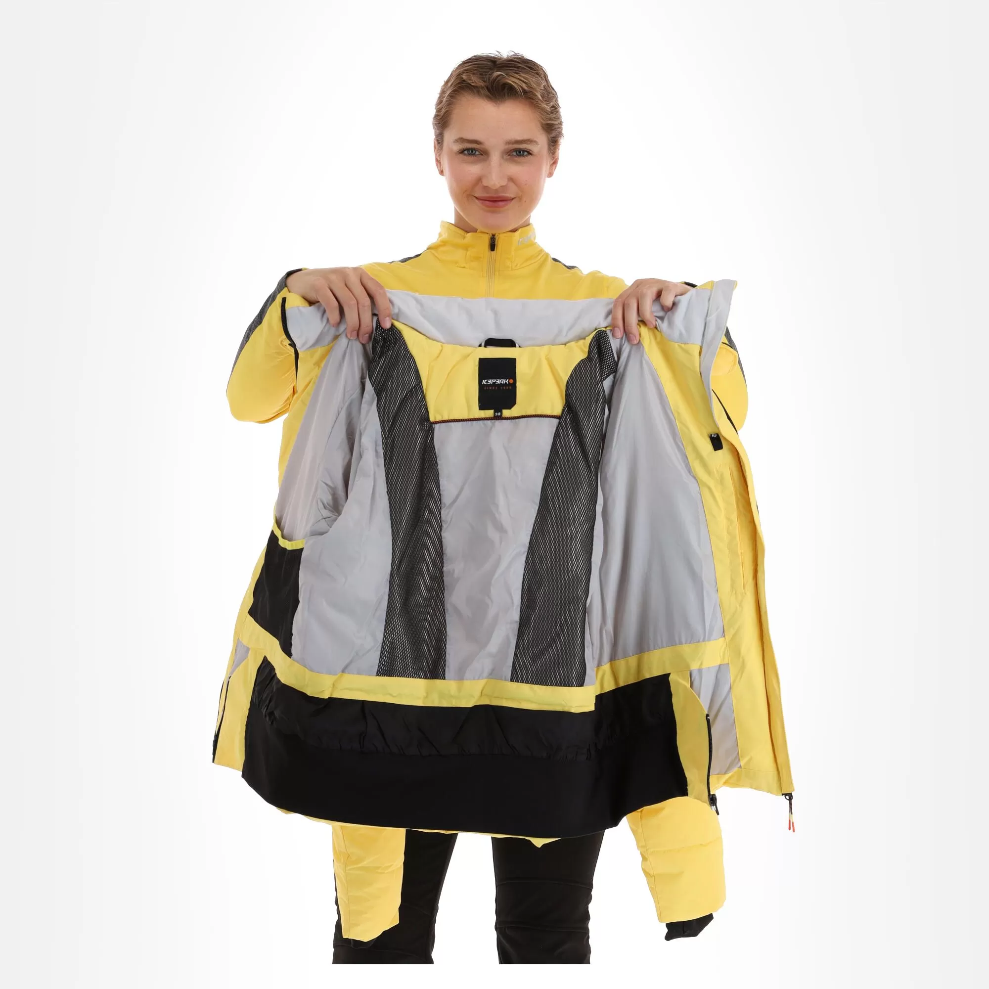 Icepeak, Eastport Ski Jacket Women Light Yellow 7 Icepeak, Eastport Ski Jacket Women Light Yellow - Image 5