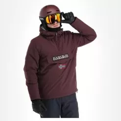 Napapijri, Rainforest Winter 3 (2022/2023) Winter Anorak Men Burgundy Fudge Purple -Ski Online Store 22napap111v9 bi 04