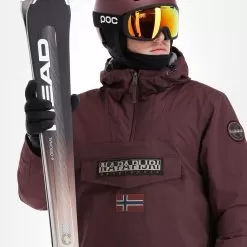 Napapijri, Rainforest Winter 3 (2022/2023) Winter Anorak Men Burgundy Fudge Purple -Ski Online Store 22napap111v9 bi 05