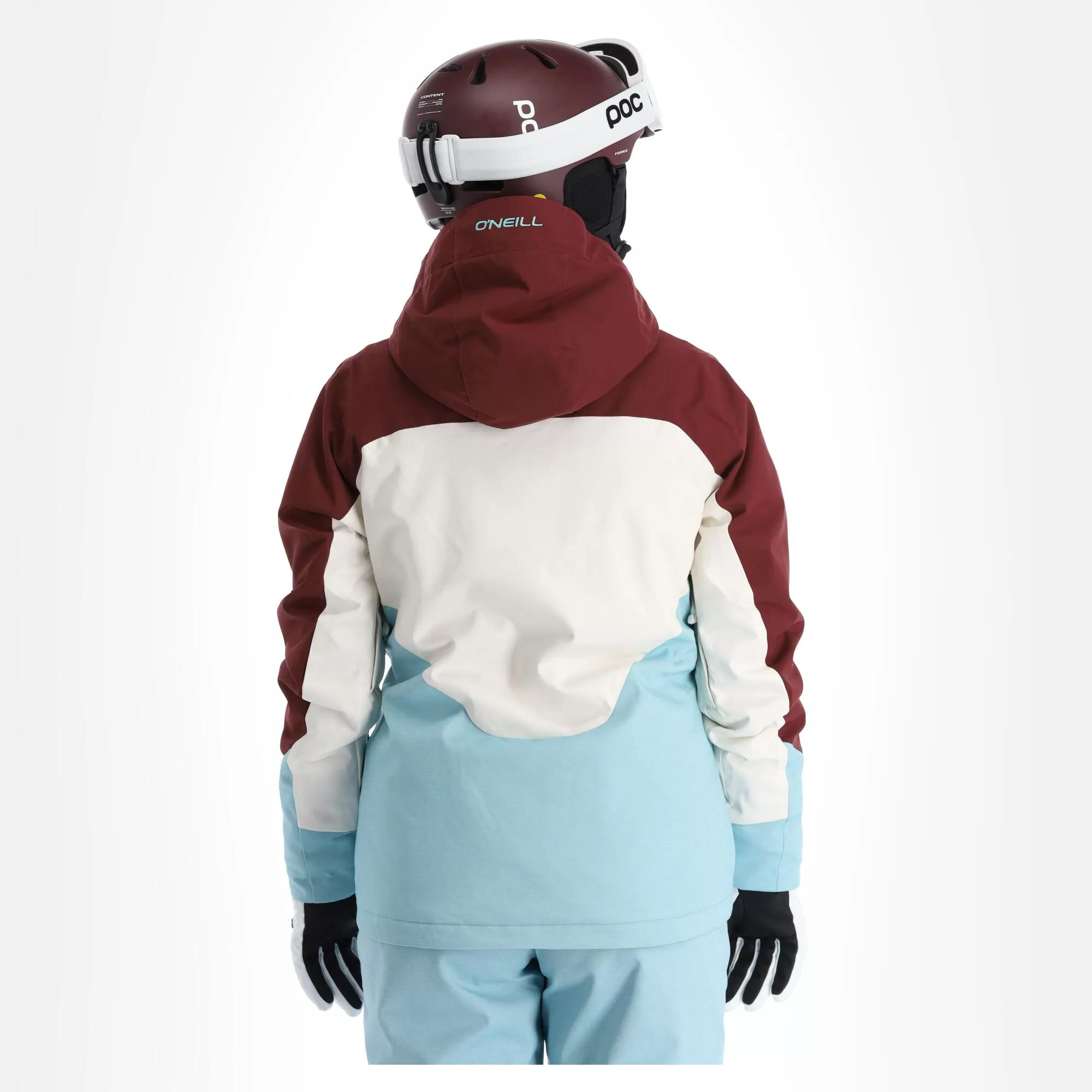 O'Neill, Diamond Ski Jacket Women Windsor Wine Colour Block Red 5 O'Neill, Diamond Ski Jacket Women Windsor Wine Colour Block Red - Image 3