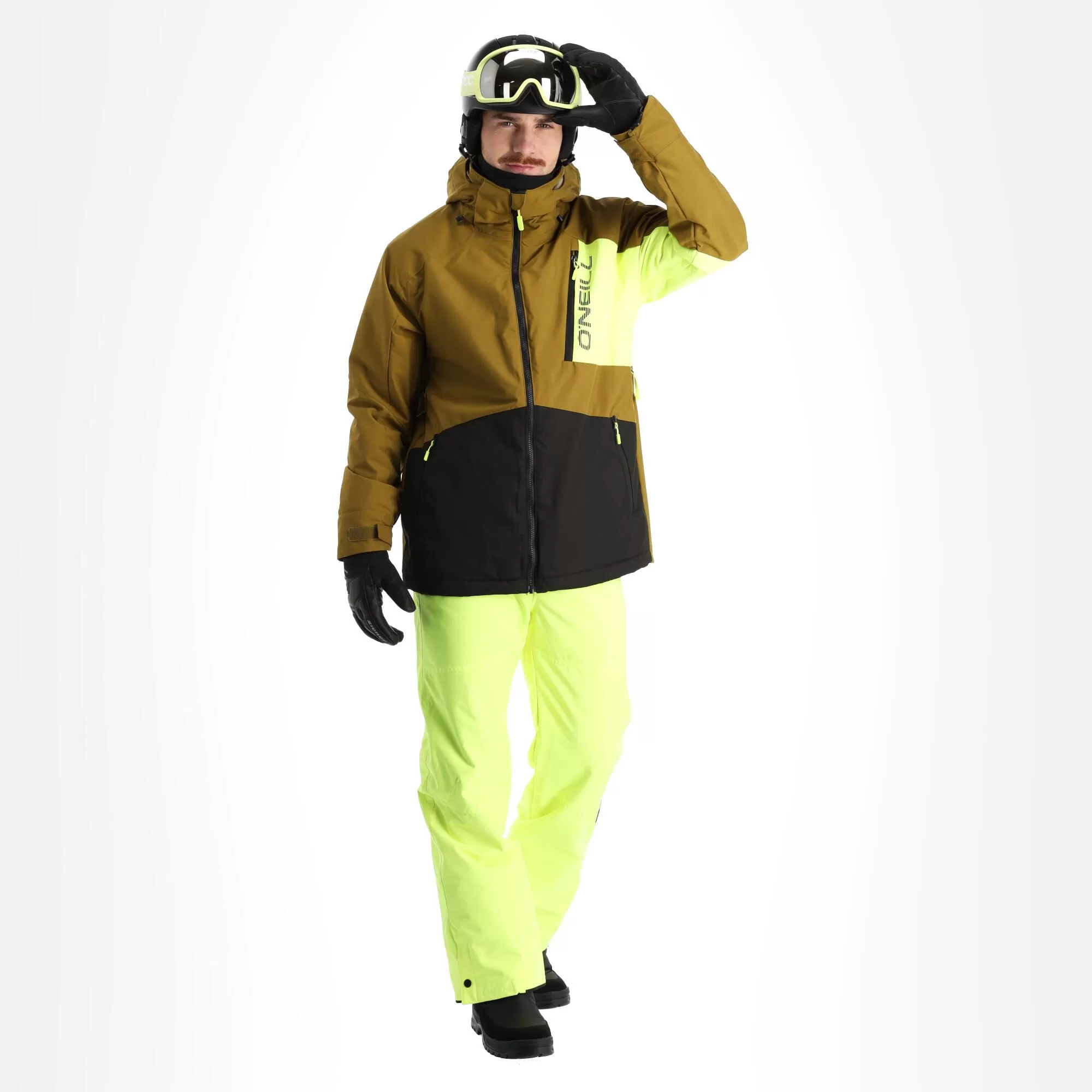 O'Neill, Jigsaw Ski Jacket Men Colour Block Plantation Green 3 O'Neill, Jigsaw Ski Jacket Men Colour Block Plantation Green