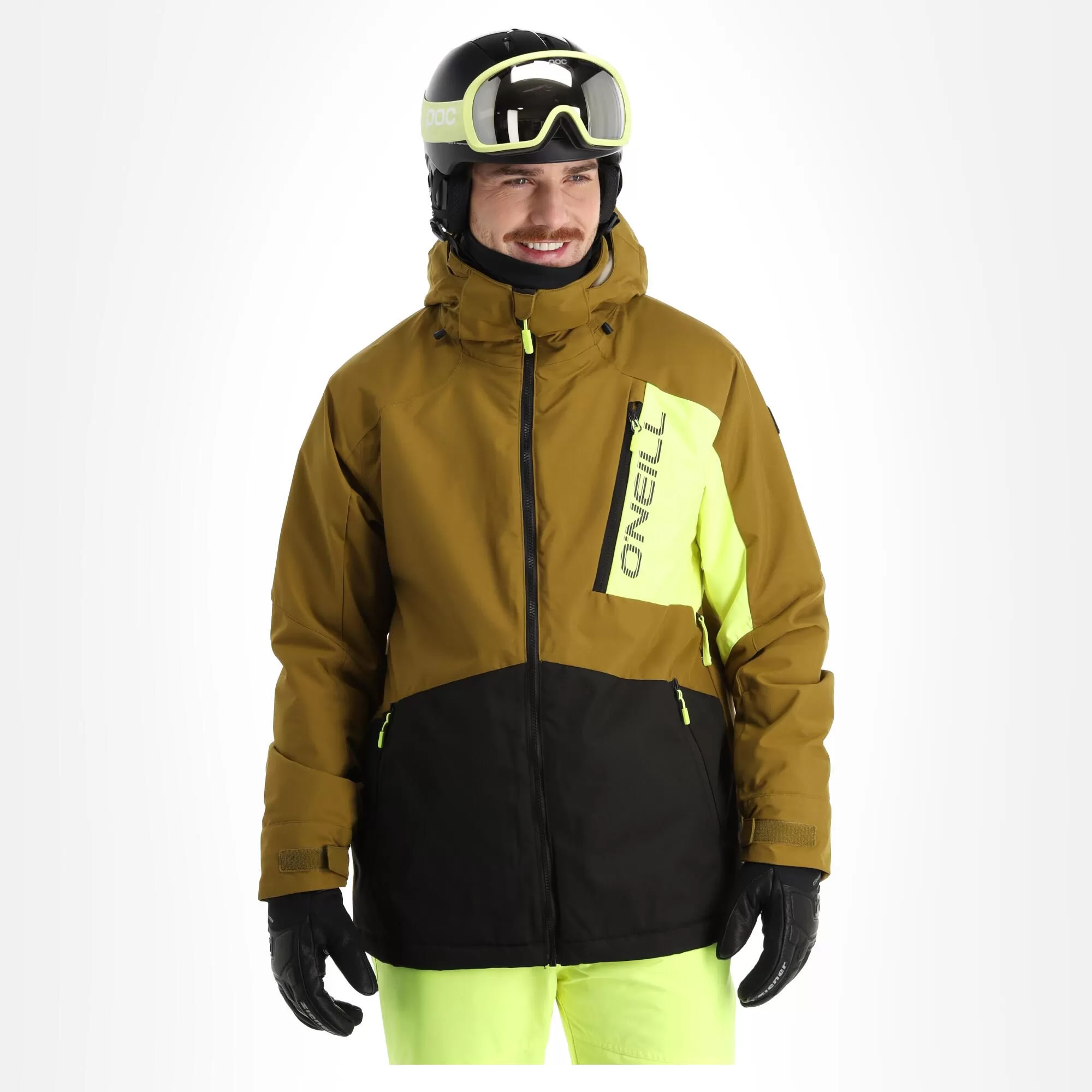 O'Neill, Jigsaw Ski Jacket Men Colour Block Plantation Green 4 O'Neill, Jigsaw Ski Jacket Men Colour Block Plantation Green - Image 2