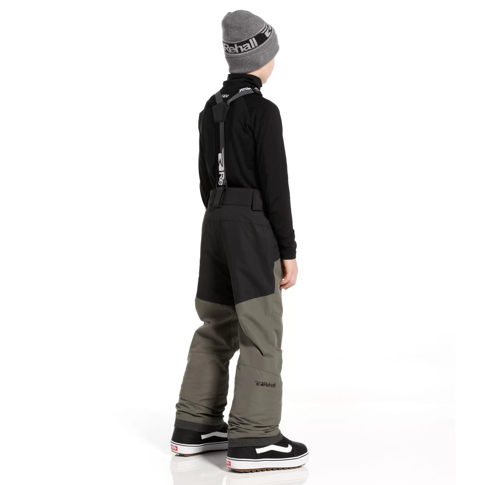 Rehall, Edge-R-Jr. Ski Pants Kids Gunmetal Grey 4 Rehall, Edge-R-Jr. Ski Pants Kids Gunmetal Grey - Image 2
