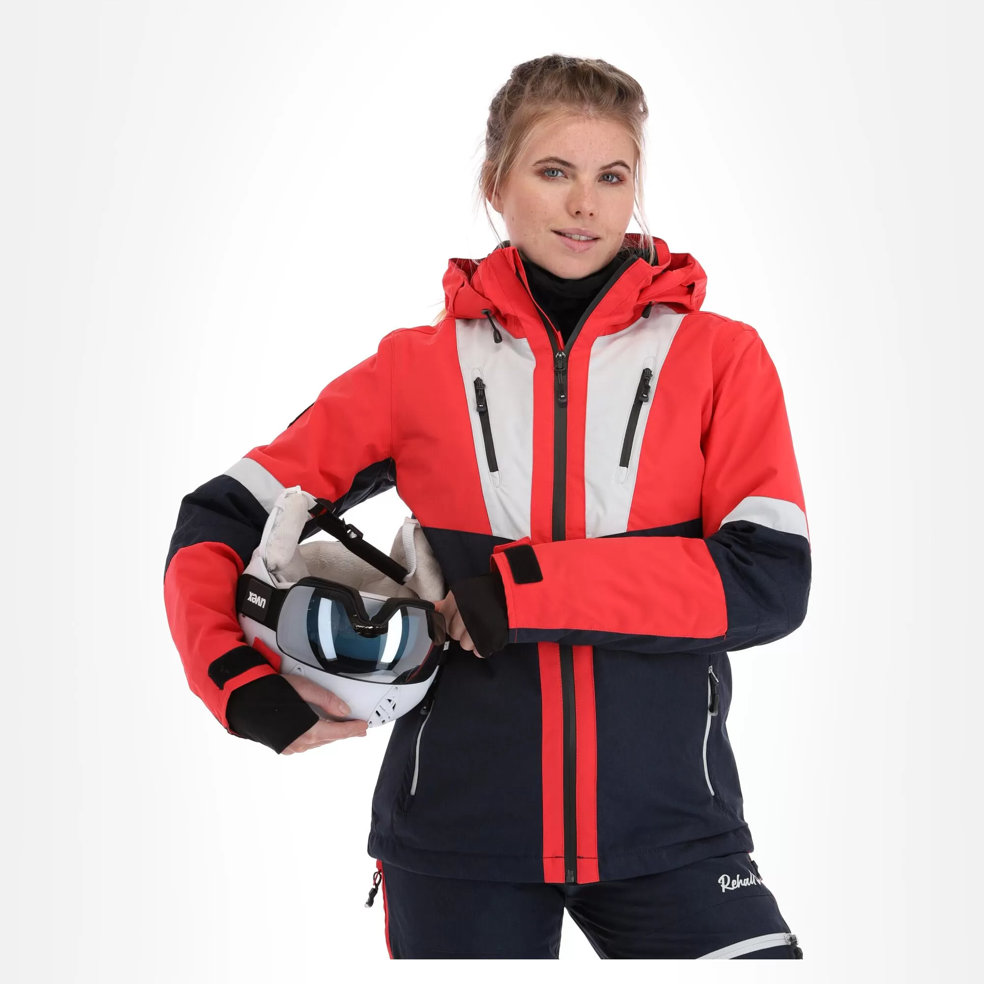 Rehall, Evy-R Ski Jacket Women Coral Pink 4 Rehall, Evy-R Ski Jacket Women Coral Pink - Image 2