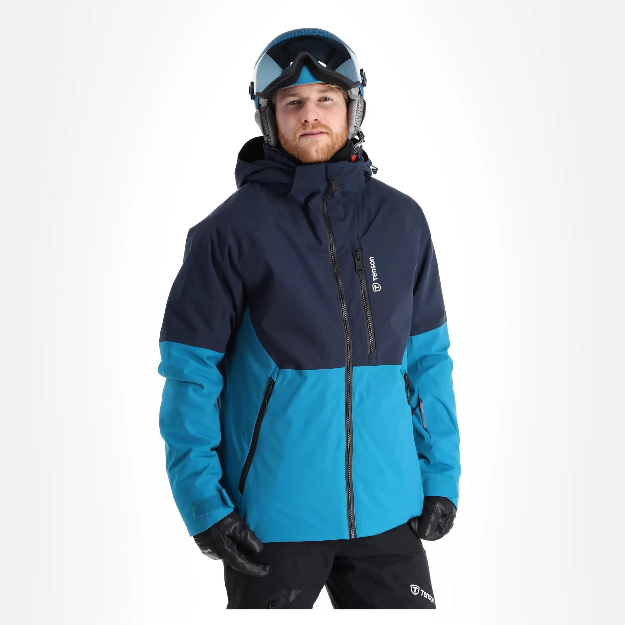 Tenson, Yoke Ski Jacket Ski Jacket Men Turquoise Blue 4 Tenson, Yoke Ski Jacket Ski Jacket Men Turquoise Blue - Image 2
