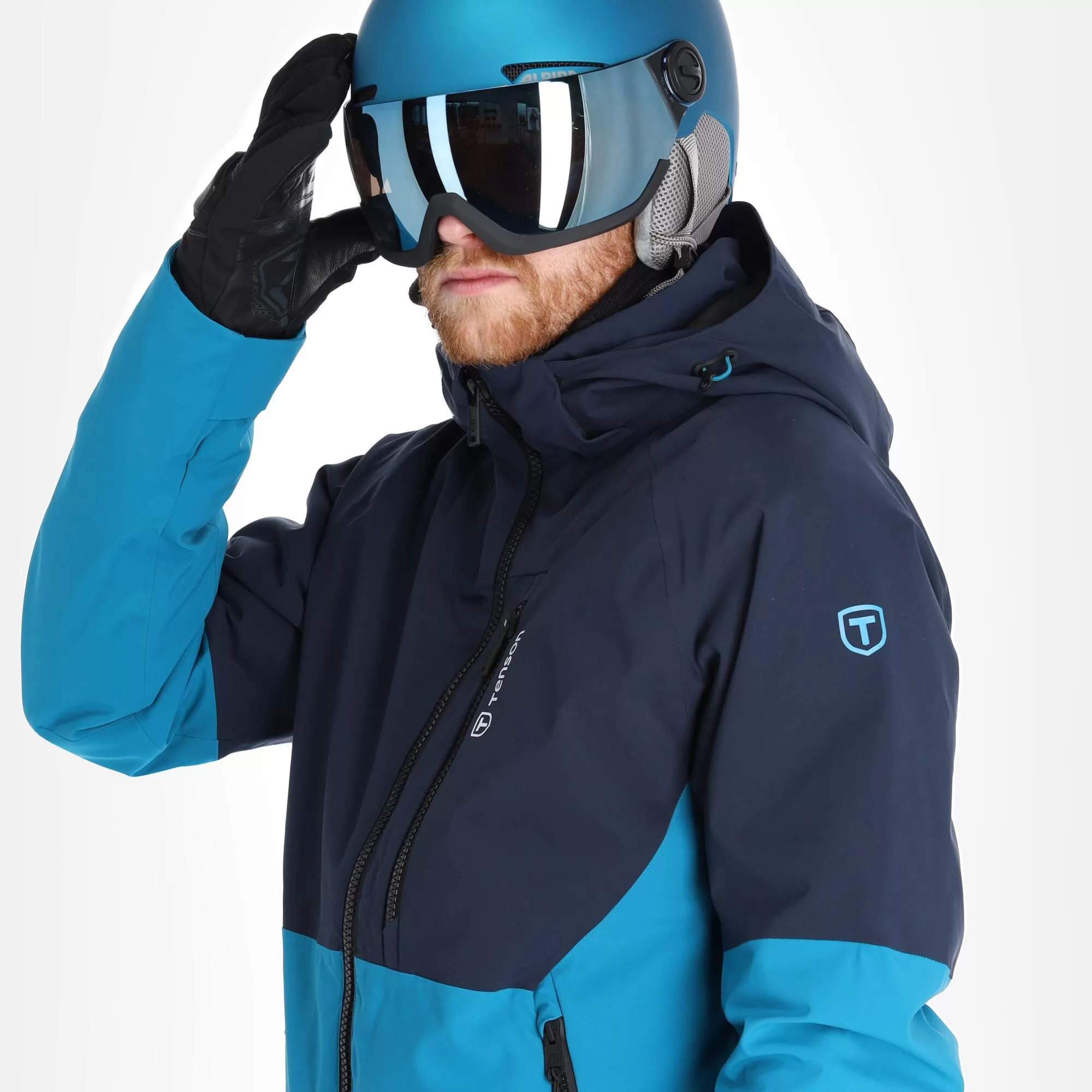 Tenson, Yoke Ski Jacket Ski Jacket Men Turquoise Blue 7 Tenson, Yoke Ski Jacket Ski Jacket Men Turquoise Blue - Image 5