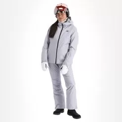 4F, Kudn001 Ski Jacket Women Cold Light Melange Grey