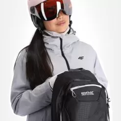 4F, Kudn001 Ski Jacket Women Cold Light Melange Grey -Ski Online Store 4f kudn001 aa jas gevoerd dames cold light melange grijs 224fxxx101v1 BI 05