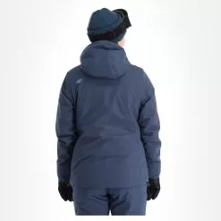 4F, Kudn001 Ski Jacket Women Denim Blue -Ski Online Store 4f kudn001 aa jas gevoerd dames denim blauw 224fxxx101v3 BI 03