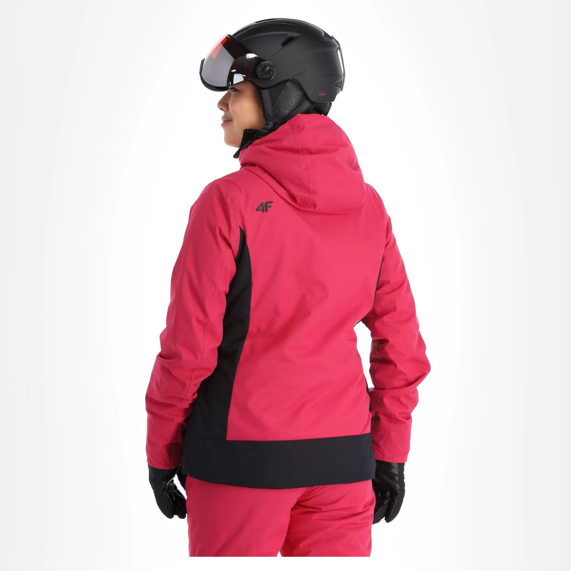 4F, Kudn002 Ski Jacket Women Hot Pink 5 4F, Kudn002 Ski Jacket Women Hot Pink - Image 3