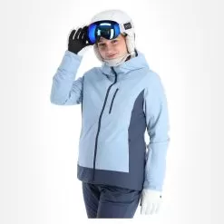 4F, Kudn002 Ski Jacket Women Light Blue -Ski Online Store 4f kudn002 aa jas gevoerd dames light blauw 224fxxx102v3 BI 04