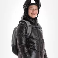 4F, Kudn004 Ski Jacket Women Deep Black -Ski Online Store 4f kudn004 aa jas gevoerd dames deep zwart 224fxxx103v1 BI 05