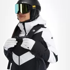 4F, Kudn011 Ski Jacket Women Deep Black -Ski Online Store 4f kudn011 aa jas gevoerd dames deep zwart 224fxxx105v1 BI 05