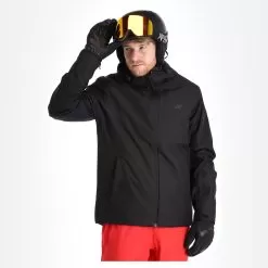 4F, Kumn001 Ski Jacket Men Deep Black -Ski Online Store 4f kumn001 aa jas gevoerd heren deep zwart 224fxxx106v2 BI 04