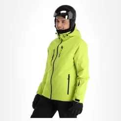4F, Kumn003 Ski Jacket Men Canary Green -Ski Online Store 4f kumn003 aa jas gevoerd heren canary groen 224fxxx107v1 BI 04