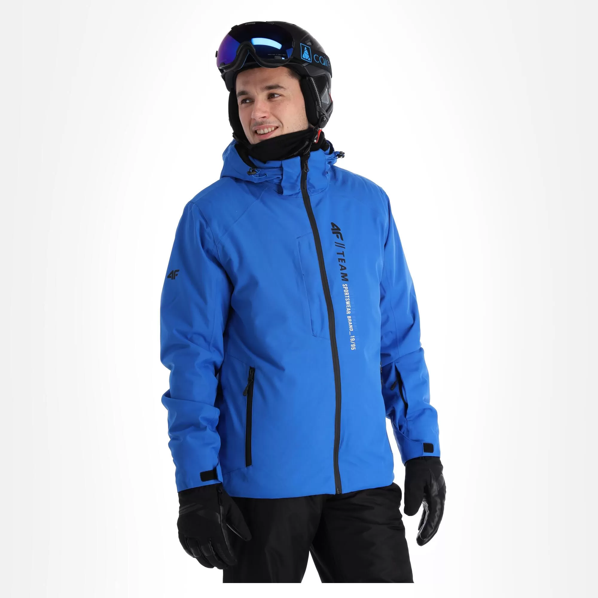 4F, Kumn003 Ski Jacket Men Cobalt Blue 4 4F, Kumn003 Ski Jacket Men Cobalt Blue - Image 2