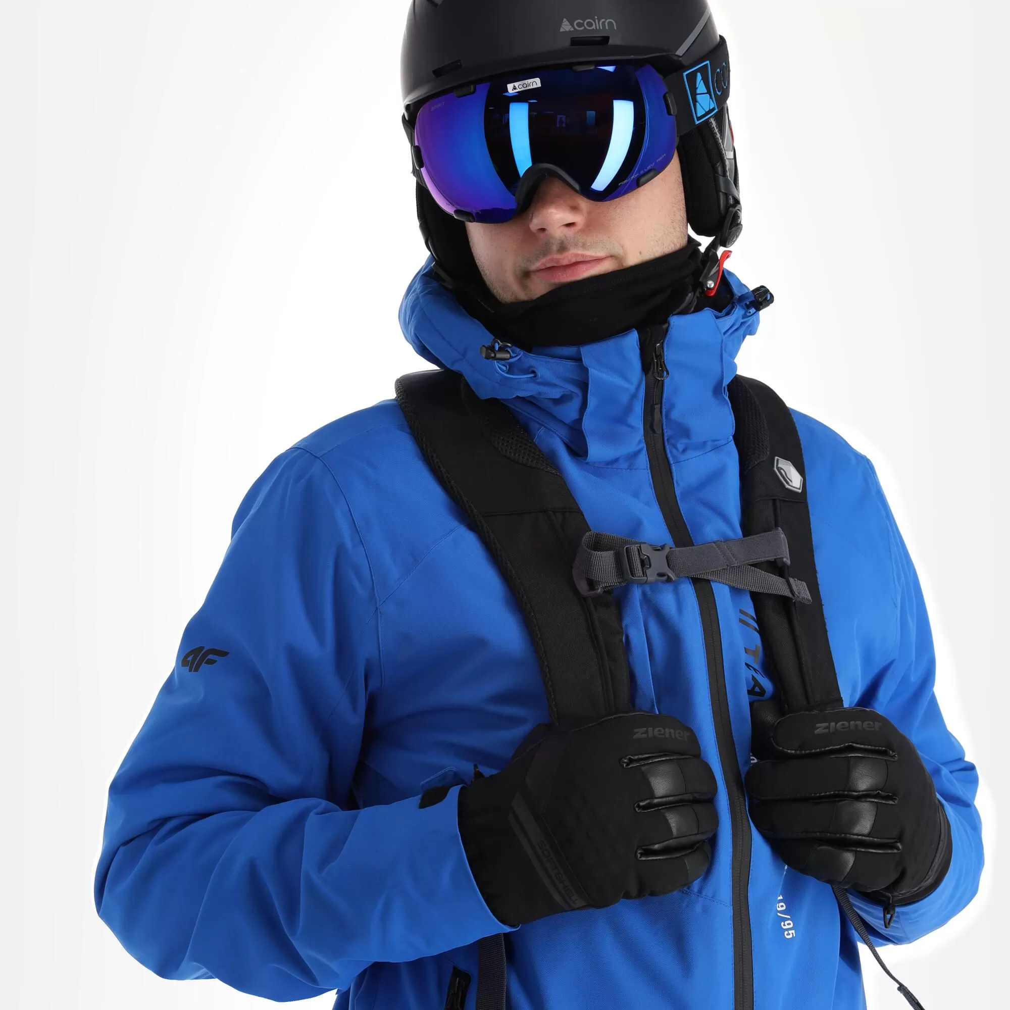 4F, Kumn003 Ski Jacket Men Cobalt Blue 7 4F, Kumn003 Ski Jacket Men Cobalt Blue - Image 5