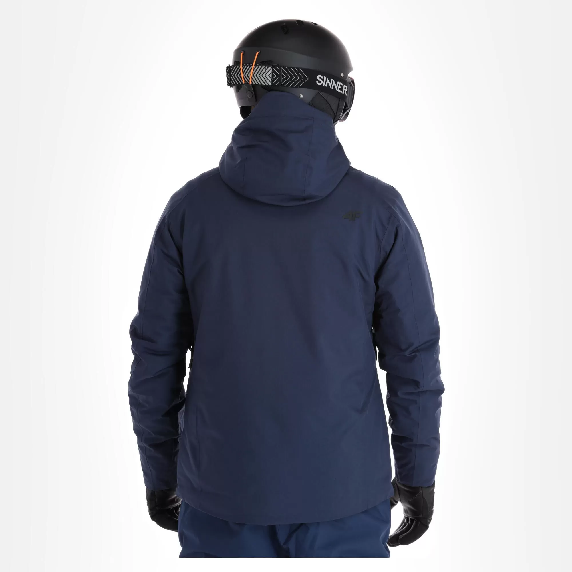 4F, Kumn004 Ski Jacket Men Navy Blue 5 4F, Kumn004 Ski Jacket Men Navy Blue - Image 3