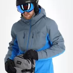 4F, Kumn011 Ski Jacket Men Anthracite Grey -Ski Online Store 4f kumn011 aa jas gevoerd heren anthracite grijs 224fxxx111v3 BI 05