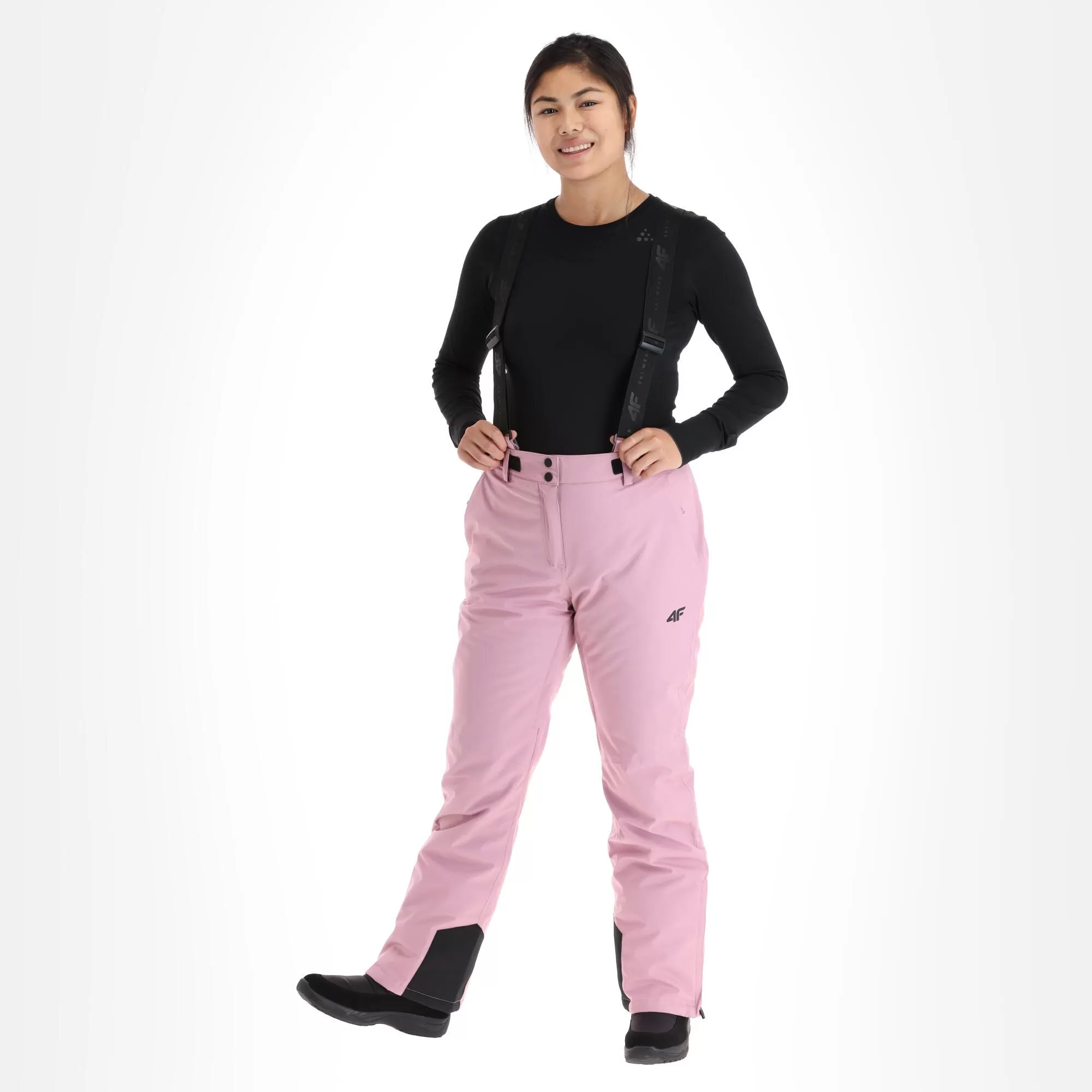 4F, Spdn002 Ski Pants Women Dark Pink 3 4F, Spdn002 Ski Pants Women Dark Pink