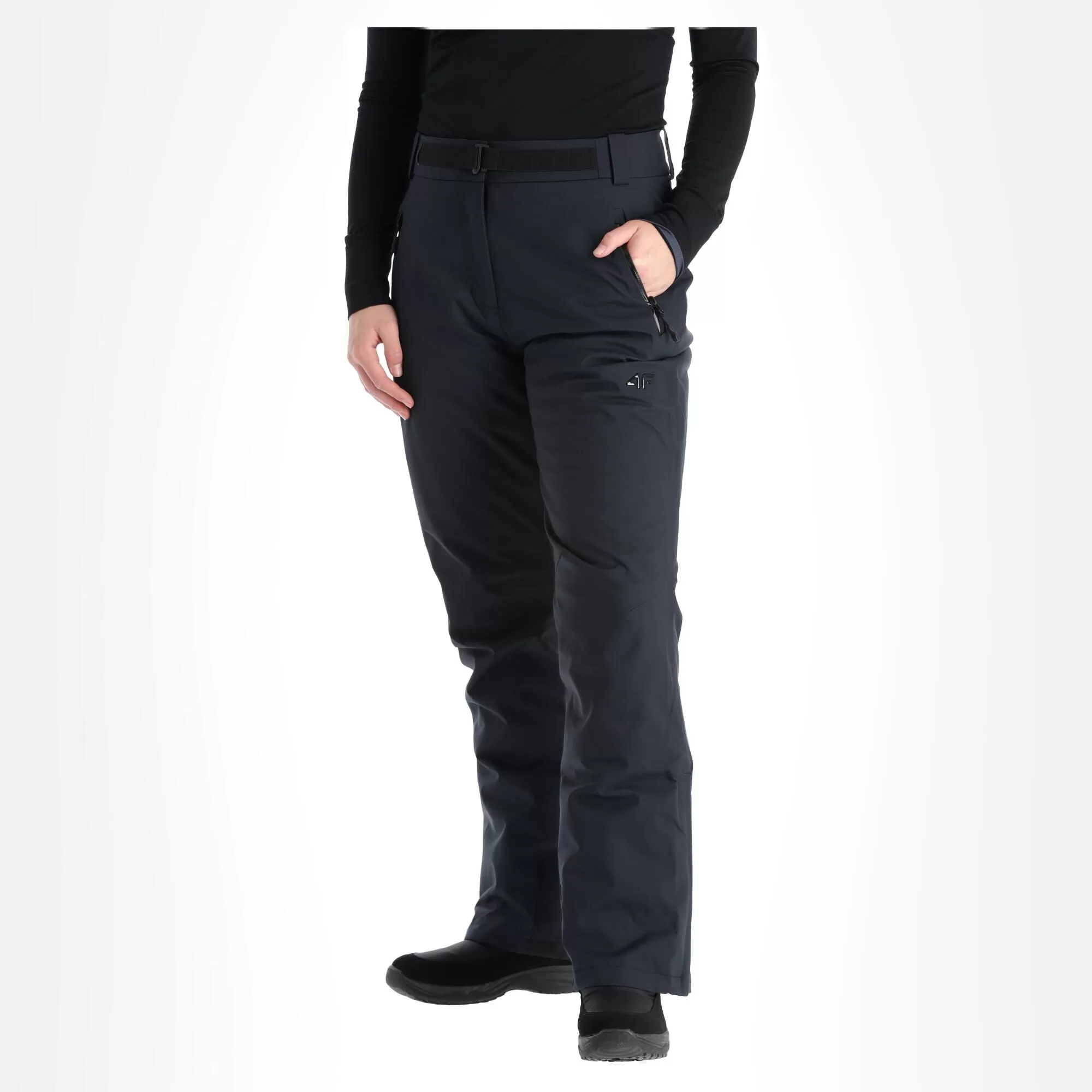 4F, Spdn006 Ski Pants Women Deep Black 4 4F, Spdn006 Ski Pants Women Deep Black - Image 2