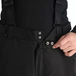 4F, Spmn001 Ski Pants Men Deep Black -Ski Online Store 4f spmn001 ba skibroek gevoerd heren deep zwart 224fxxx116v2 BI 05