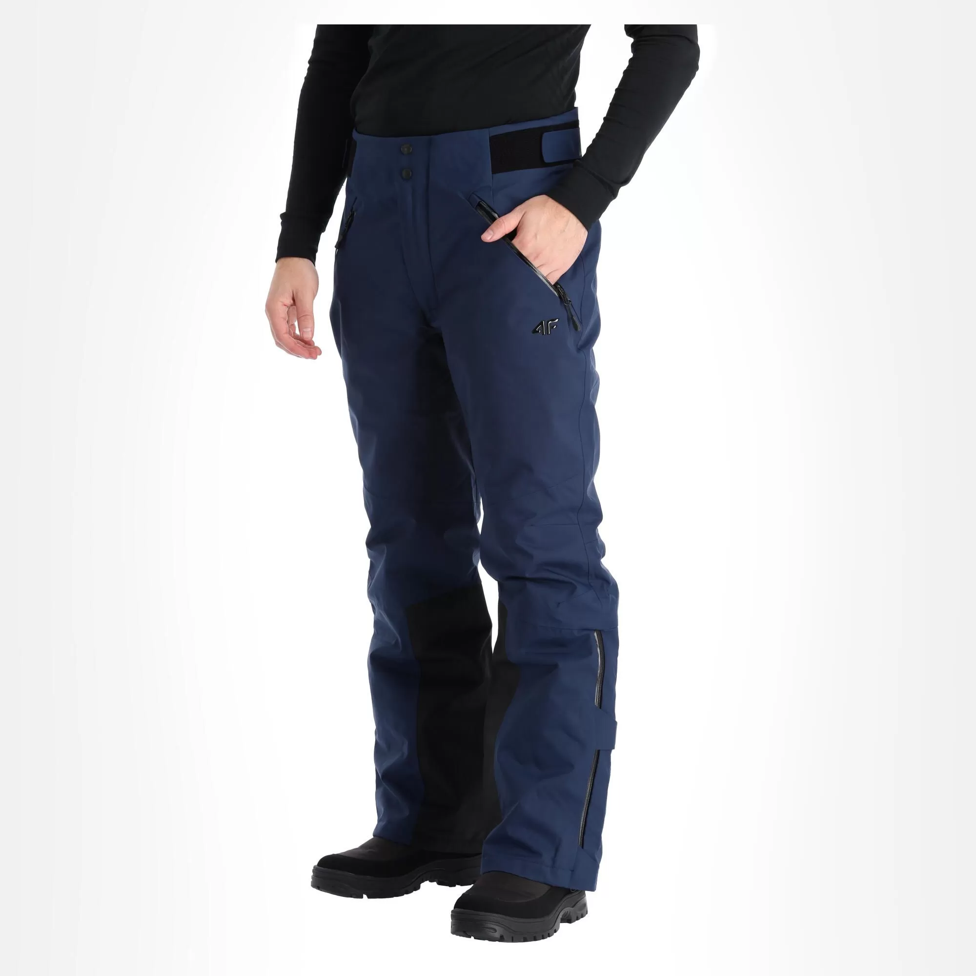 4F, Spmn006 Ski Pants Men Dark Blue 6 4F, Spmn006 Ski Pants Men Dark Blue - Image 4