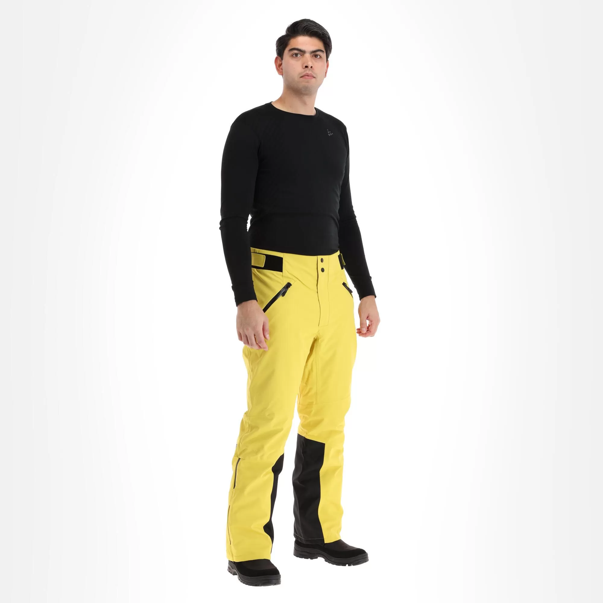 4F, Spmn006 Ski Pants Men Lemon Yellow 3 4F, Spmn006 Ski Pants Men Lemon Yellow