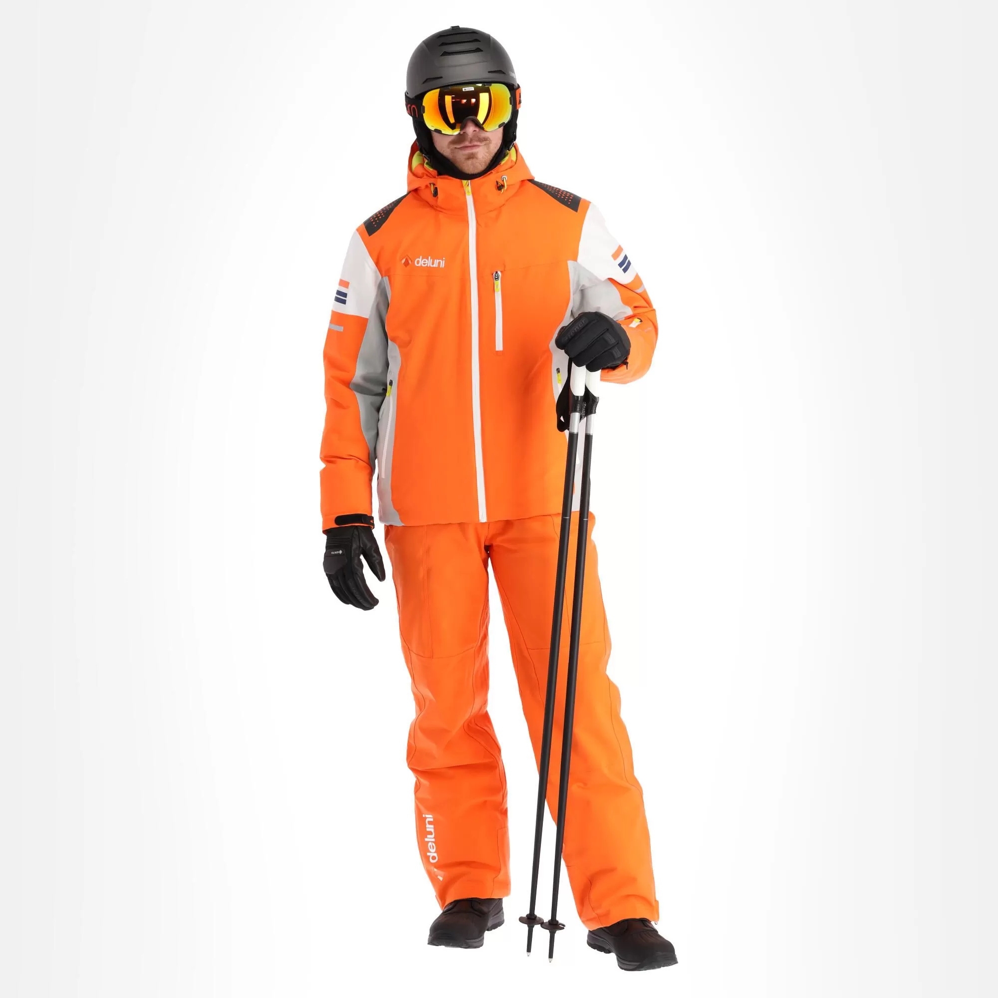 Deluni, Challenger 3 Ski Jacket Men Orange 3 Deluni, Challenger 3 Ski Jacket Men Orange