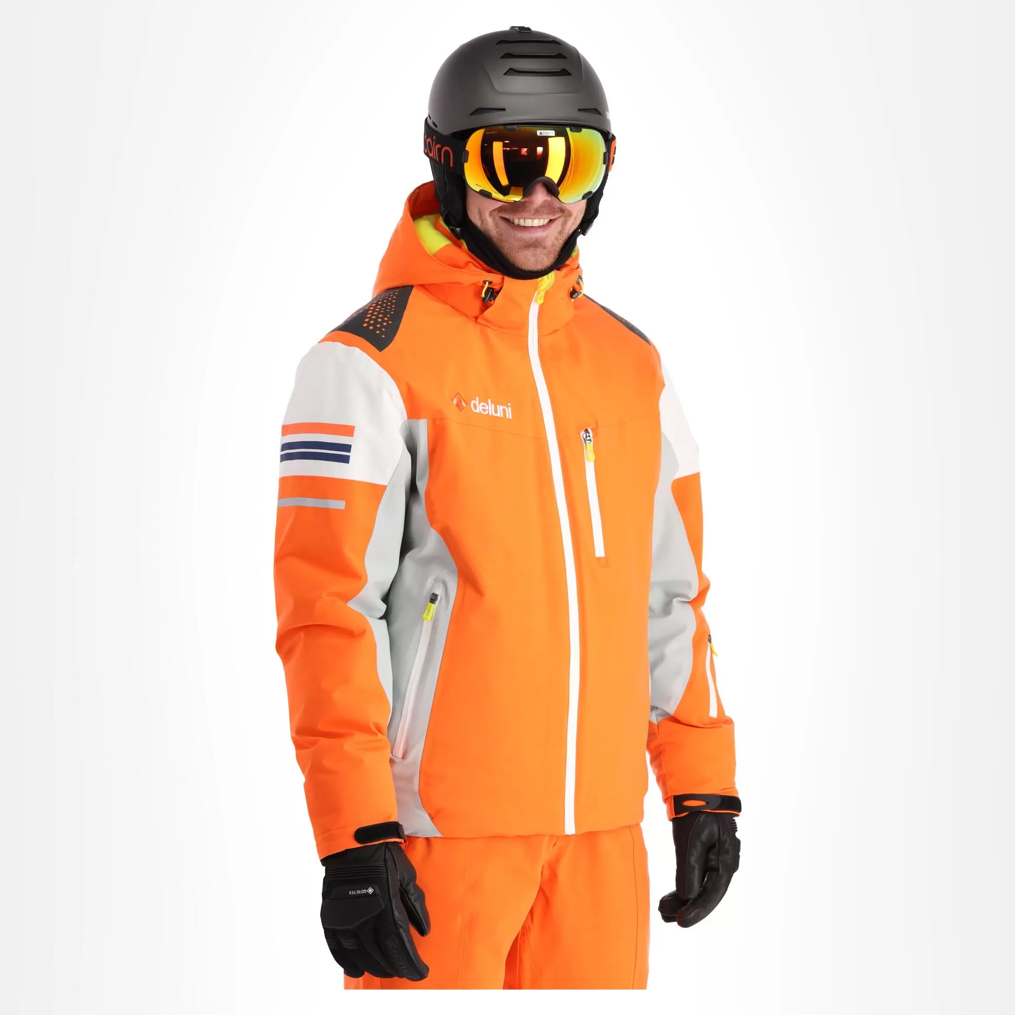 Deluni, Challenger 3 Ski Jacket Men Orange 4 Deluni, Challenger 3 Ski Jacket Men Orange - Image 2