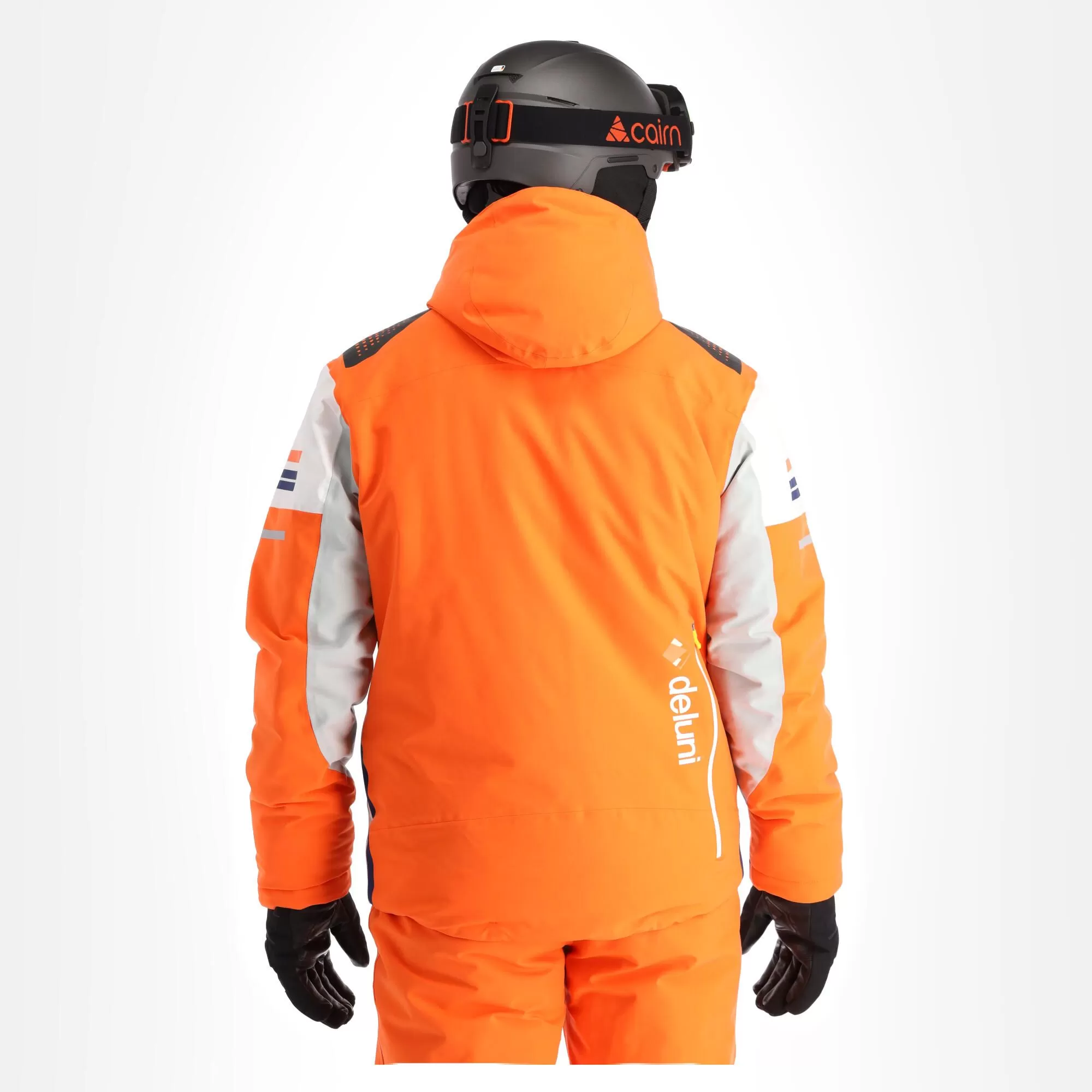 Deluni, Challenger 3 Ski Jacket Men Orange 5 Deluni, Challenger 3 Ski Jacket Men Orange - Image 3
