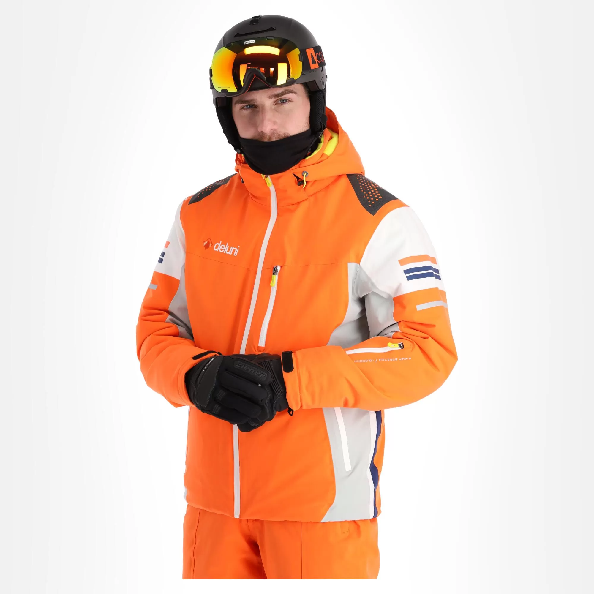 Deluni, Challenger 3 Ski Jacket Men Orange 6 Deluni, Challenger 3 Ski Jacket Men Orange - Image 4