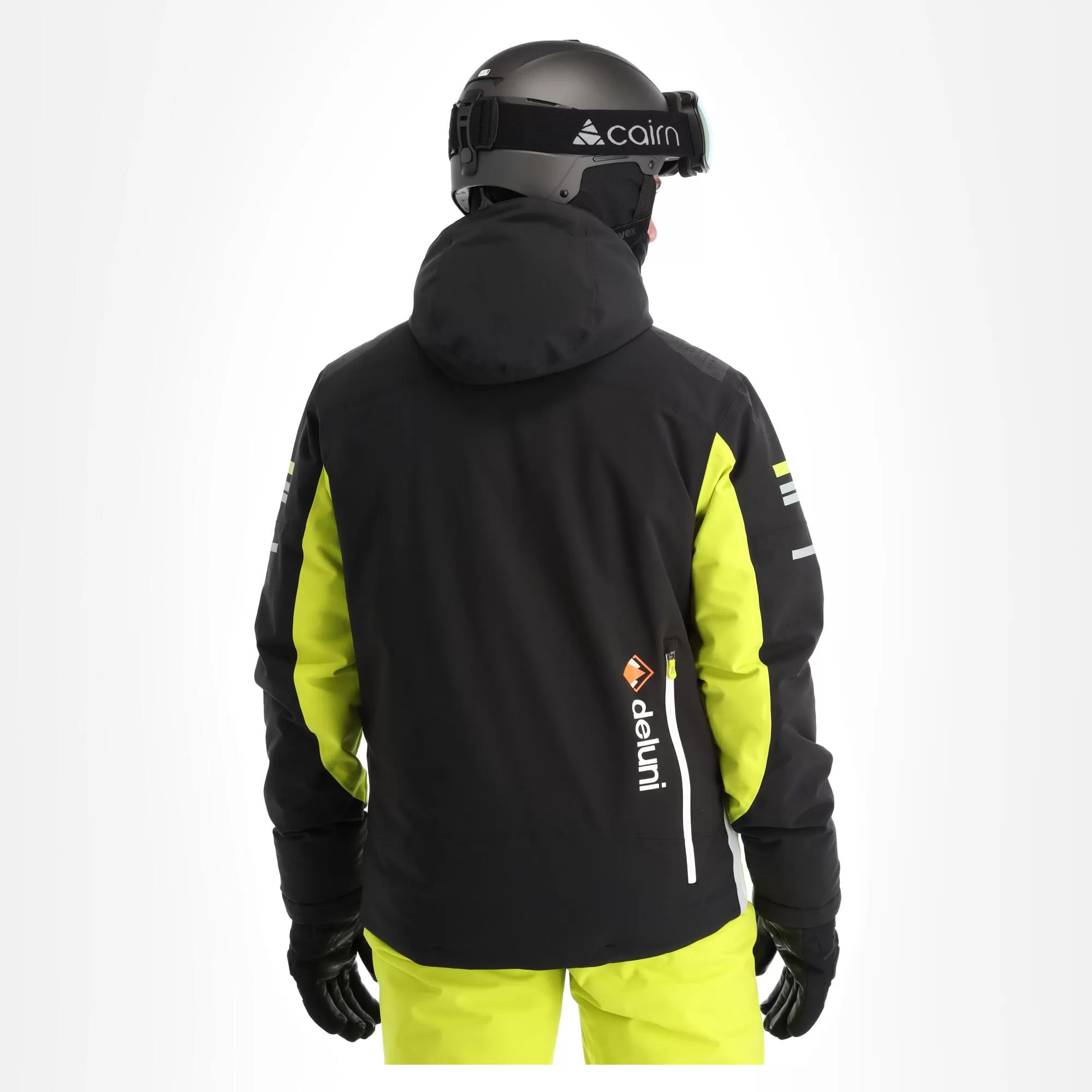 Deluni, Challenger 3 Ski Jacket Men Yellow/black 5 Deluni, Challenger 3 Ski Jacket Men Yellow/black - Image 3