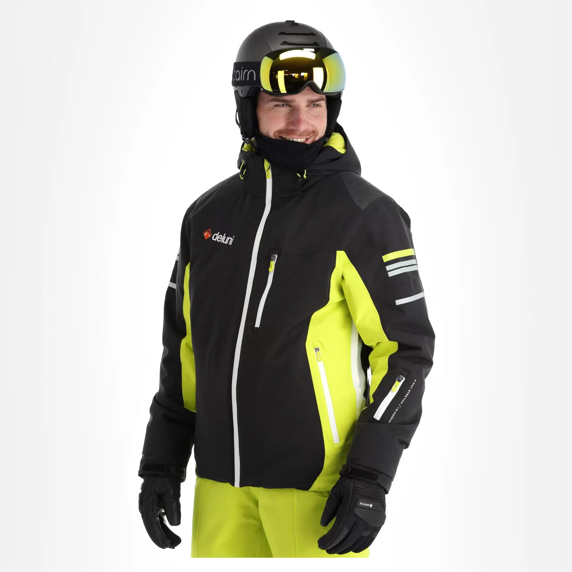 Deluni, Challenger 3 Ski Jacket Men Yellow/black 6 Deluni, Challenger 3 Ski Jacket Men Yellow/black - Image 4