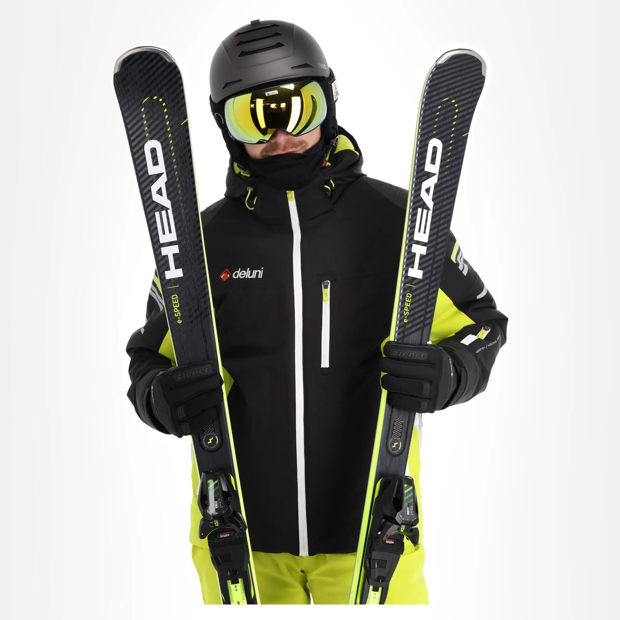 Deluni, Challenger 3 Ski Jacket Men Yellow/black 7 Deluni, Challenger 3 Ski Jacket Men Yellow/black - Image 5