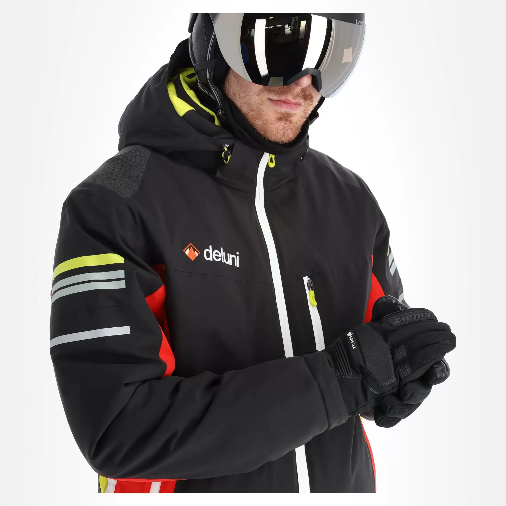 Deluni, Challenger 3 Ski Jacket Men Red/black 7 Deluni, Challenger 3 Ski Jacket Men Red/black - Image 5