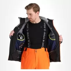 Deluni, Challenger 3 Ski Jacket Men Grey/black -Ski Online Store aa10del010e bi 05 1