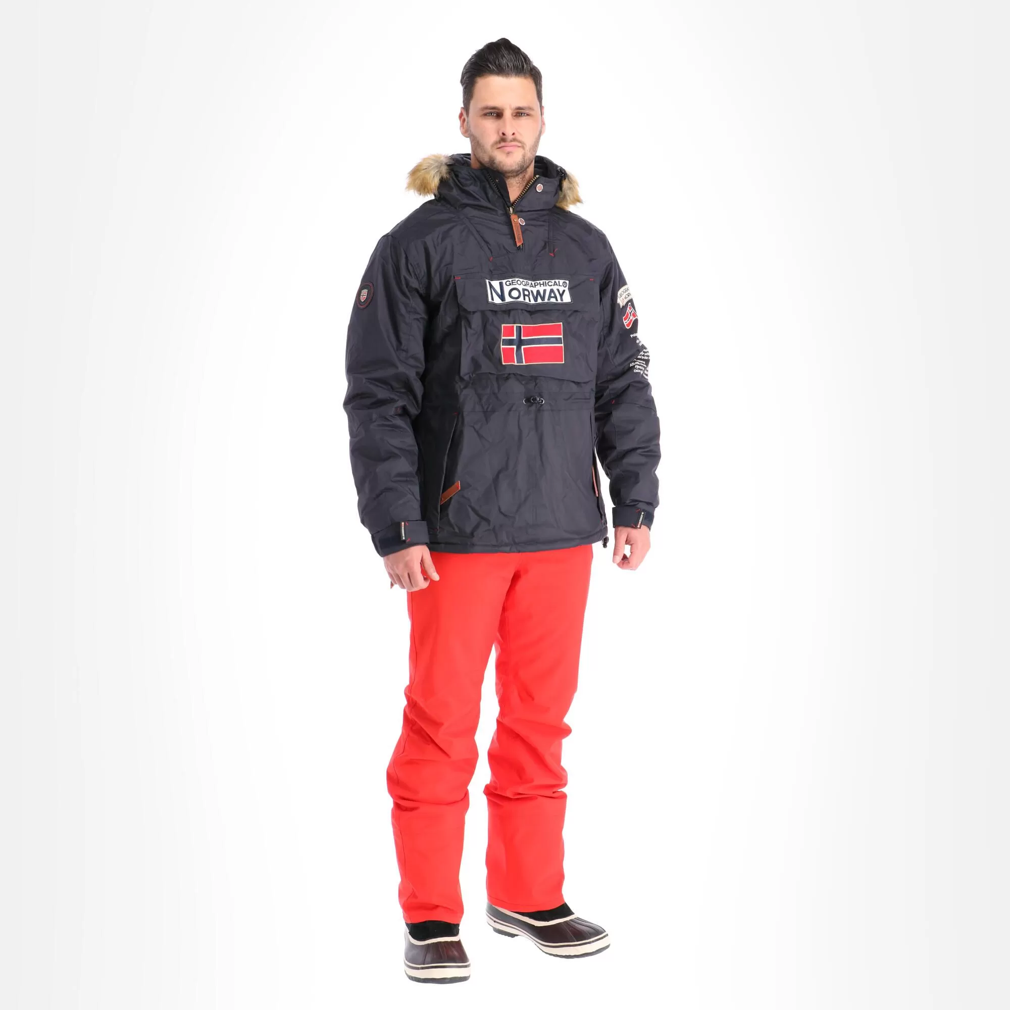 Geographical Norway, Barman Men 068 Bs2 Winter Anorak Men Navy Blue 3 Geographical Norway, Barman Men 068 Bs2 Winter Anorak Men Navy Blue