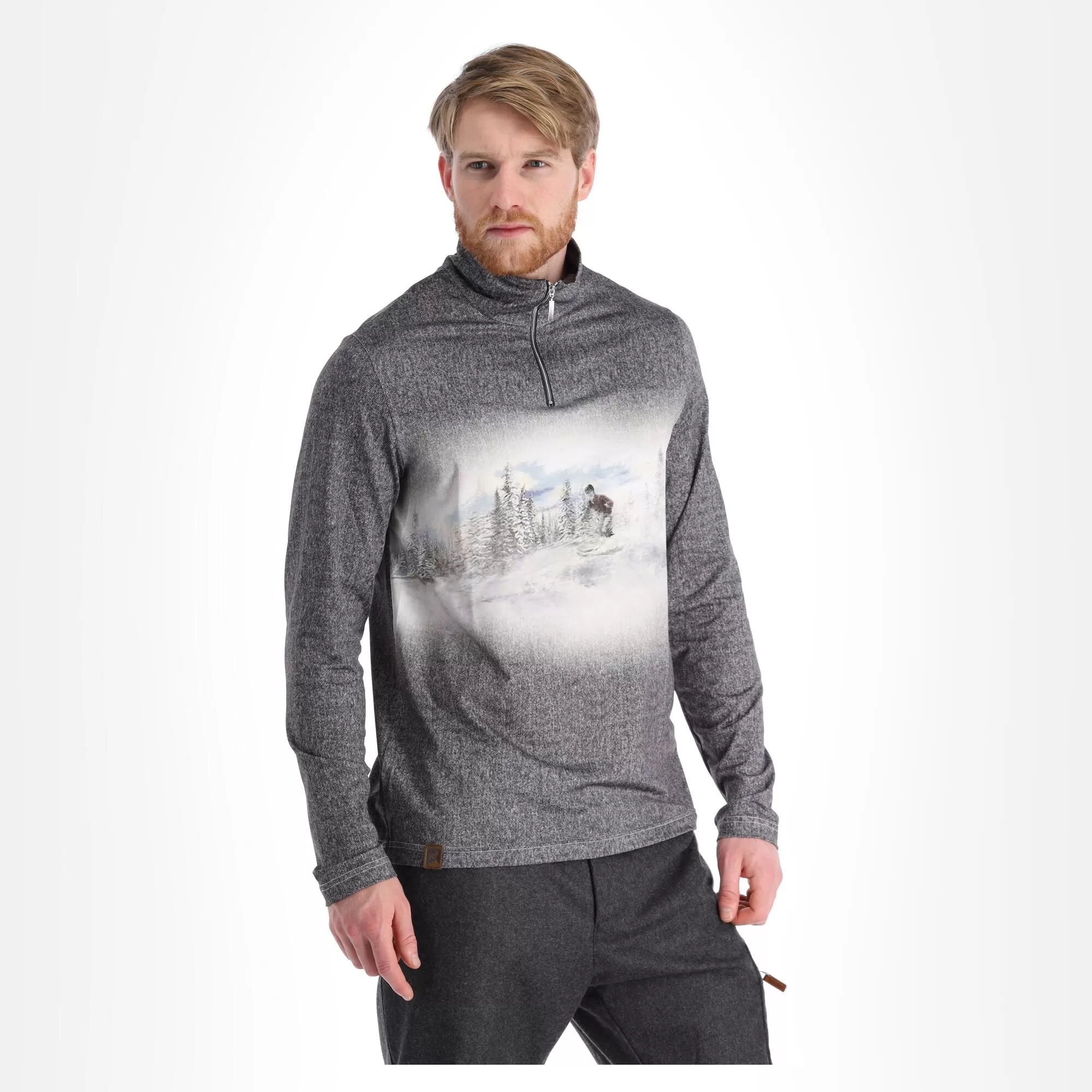 Almgwand, Schwarzkopfalm Pullover Men Anthracite Grey 4 Almgwand, Schwarzkopfalm Pullover Men Anthracite Grey - Image 2
