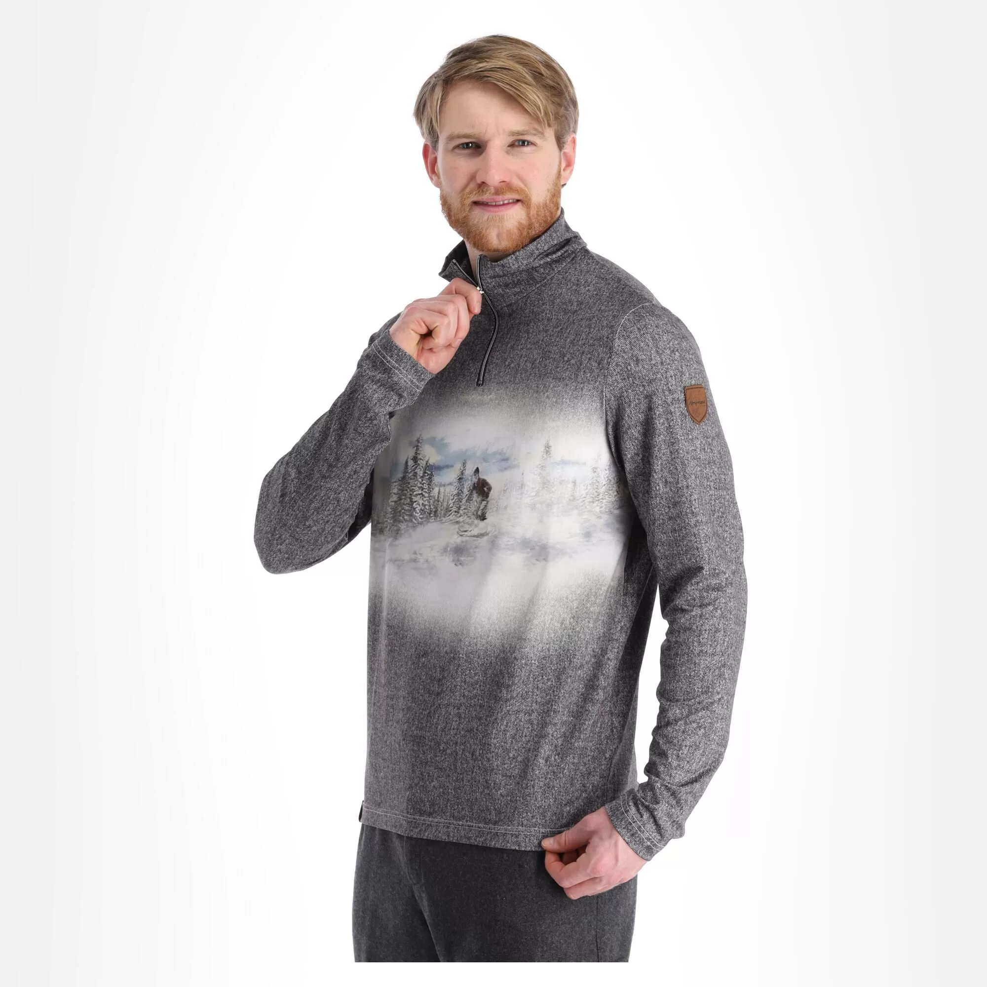 Almgwand, Schwarzkopfalm Pullover Men Anthracite Grey 6 Almgwand, Schwarzkopfalm Pullover Men Anthracite Grey - Image 4