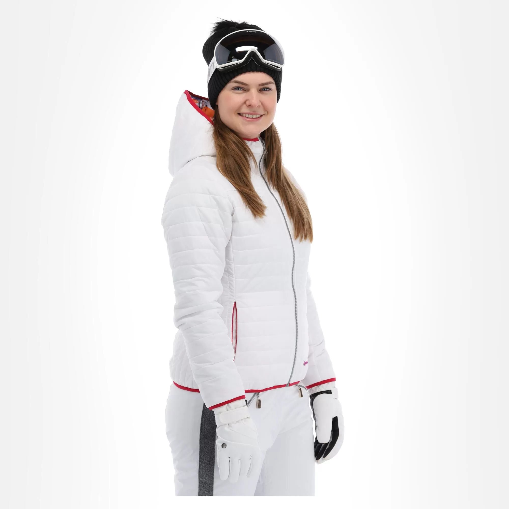Almgwand, Weihnachtsegg Down Jacket Women Berry White 6 Almgwand, Weihnachtsegg Down Jacket Women Berry White - Image 4