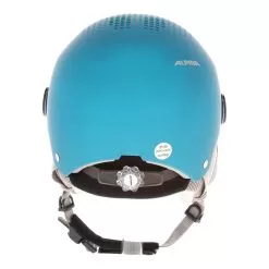 Alpina, Zupo Visor Q Lite Ski Helmet With Visor Kids Matt Turquoise Blue -Ski Online Store alpina zupo visor oa vizierhelmen kinderen matt turquoise blauw OA30alp016a BI 03