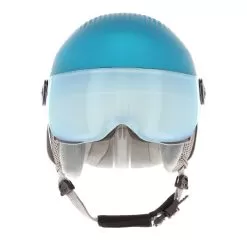 Alpina, Zupo Visor Q Lite Ski Helmet With Visor Kids Matt Turquoise Blue -Ski Online Store alpina zupo visor oa vizierhelmen kinderen matt turquoise blauw OA30alp016a BI 05