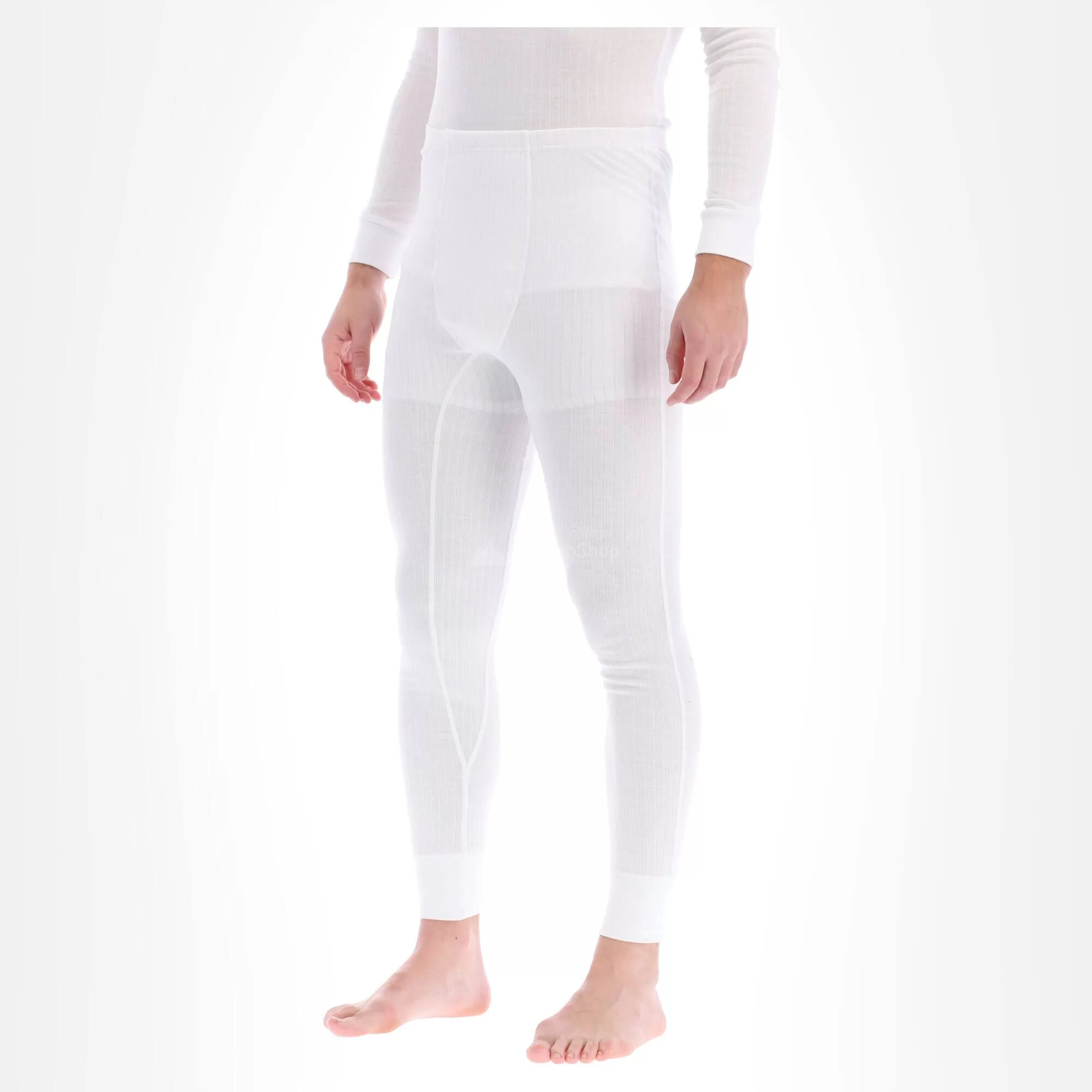 Avento, Thermal Pants, Men, White 5 Avento, Thermal Pants, Men, White - Image 3