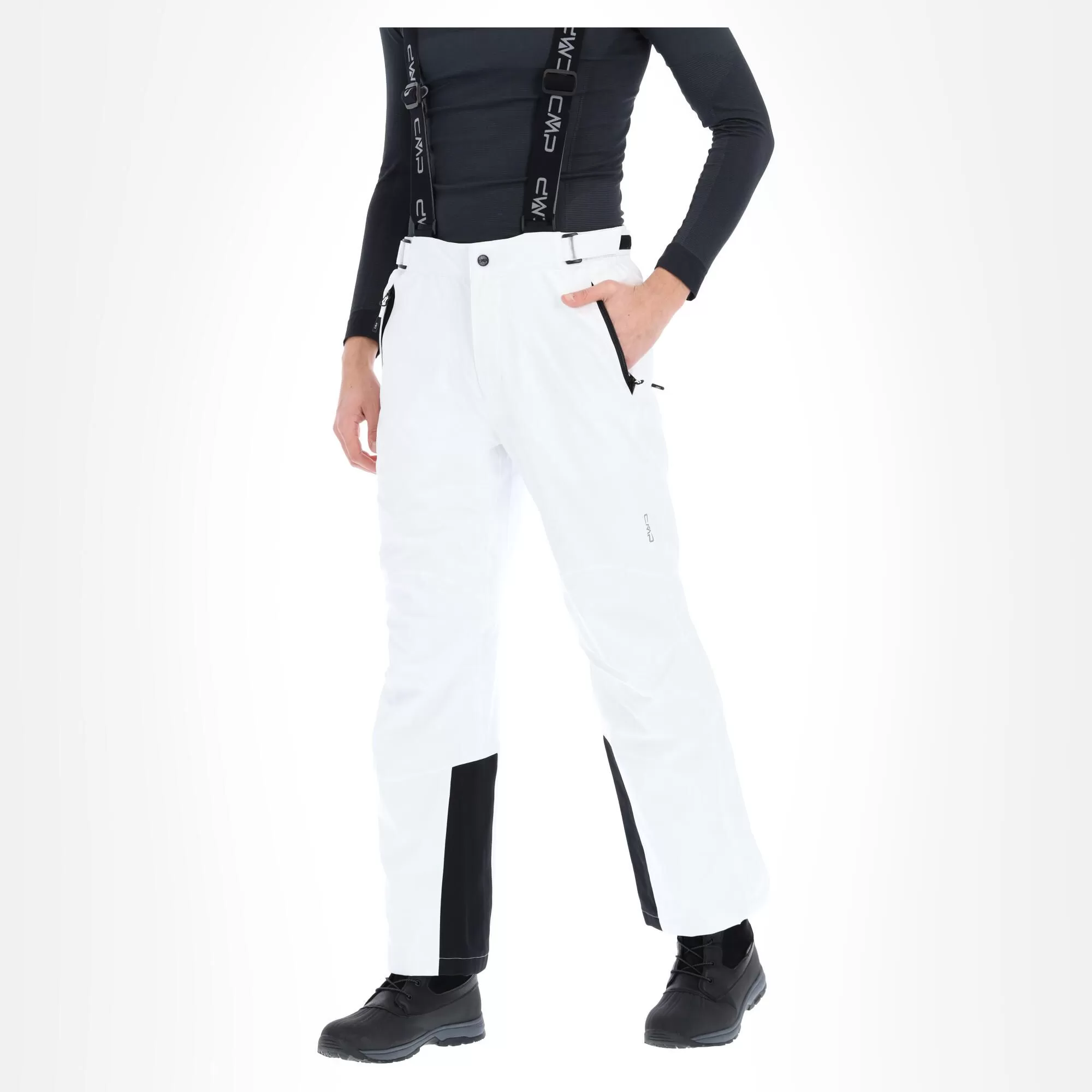CMP, 3W17397N Ski Pants Men White 4 CMP, 3W17397N Ski Pants Men White - Image 2